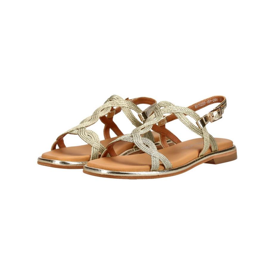 Regarde Le Ciel Flache Sandalen mit geflochtenen Riemen  