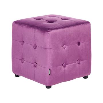 Pouf en Velours Rétro WISCONSIN