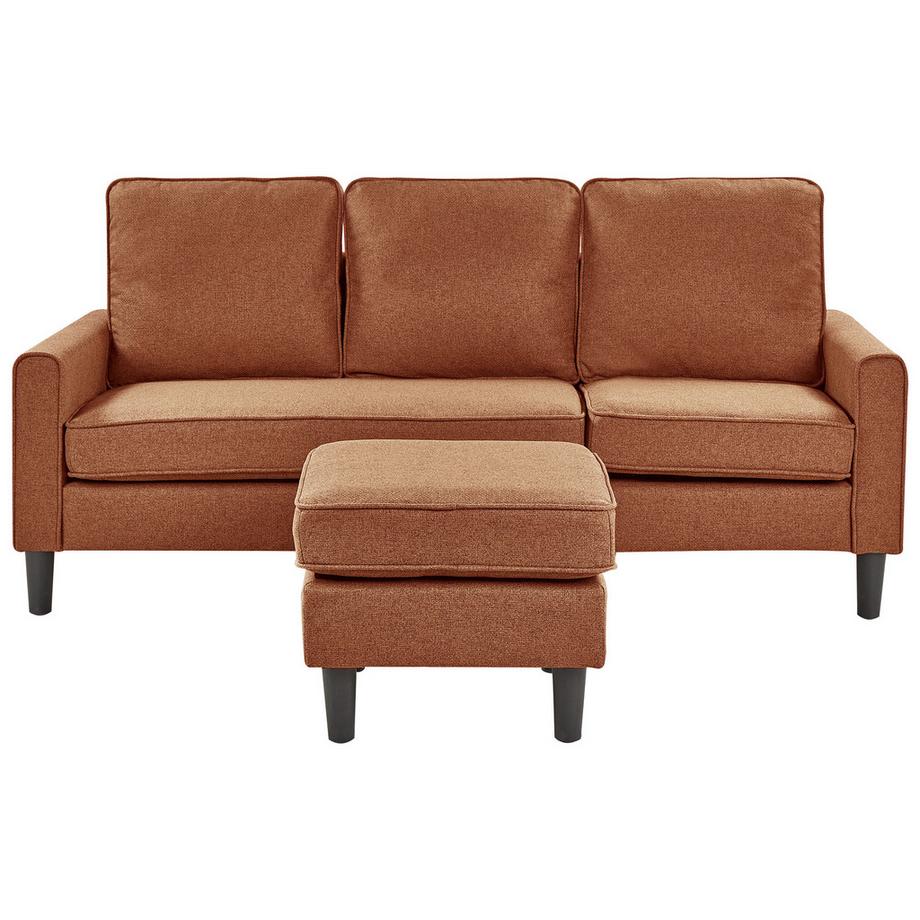 Beliani 3 Sitzer Sofa aus Stoff  AVESTA  