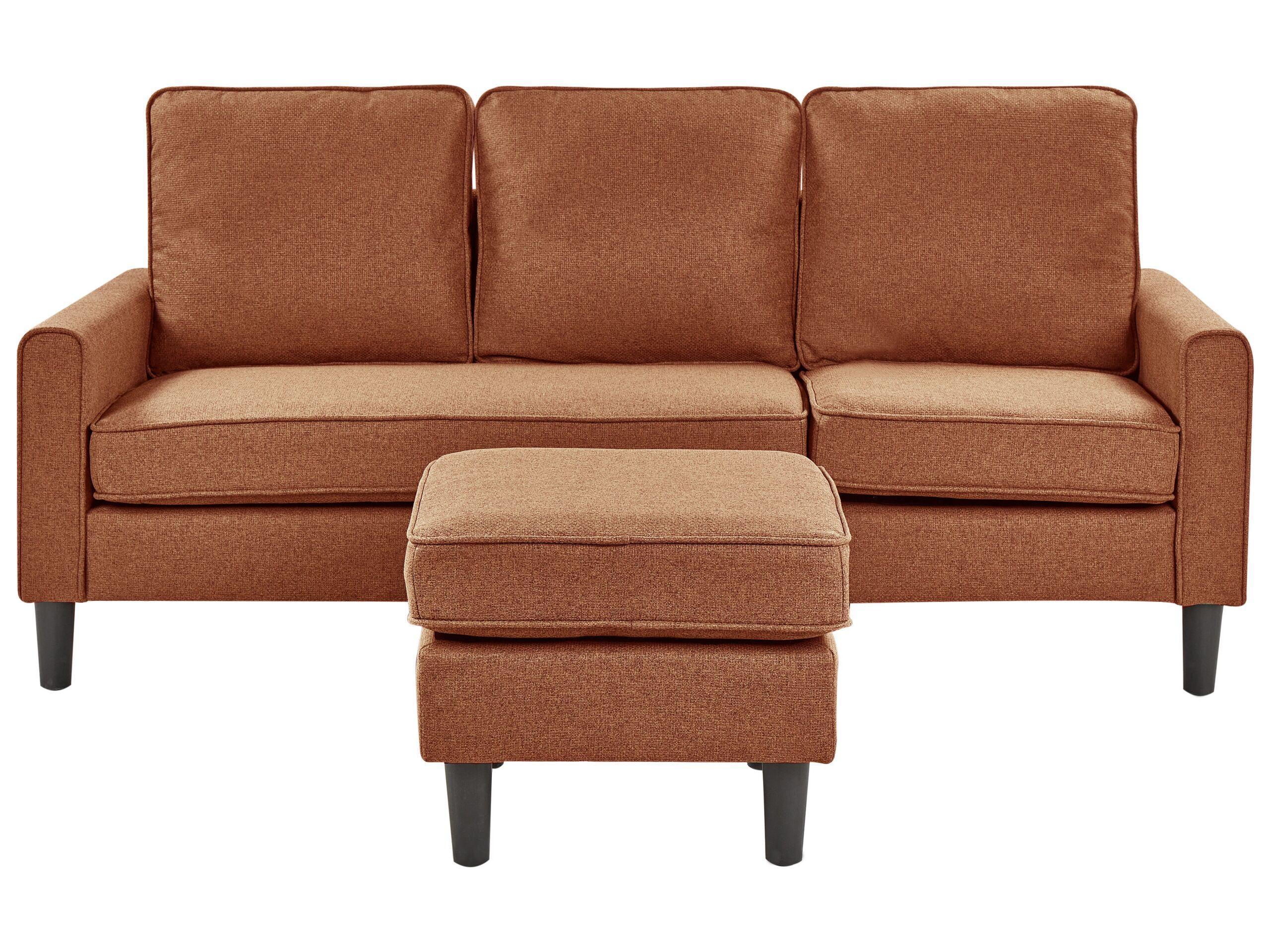 Beliani 3 Sitzer Sofa aus Polyester Industriell AVESTA  