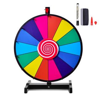 B2X  Jeux de roue de couleur de jouet de roue de Fortune de 24 "pour jeux de loterie jeux de mots φ60cm 