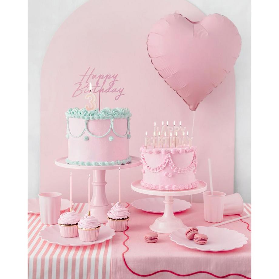 PartyDeco  Ballon en folie en forme de cœur 