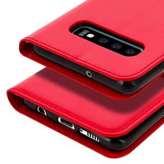 Avizar  Samsung Galaxy S10 Plus Vintage Case Rot 