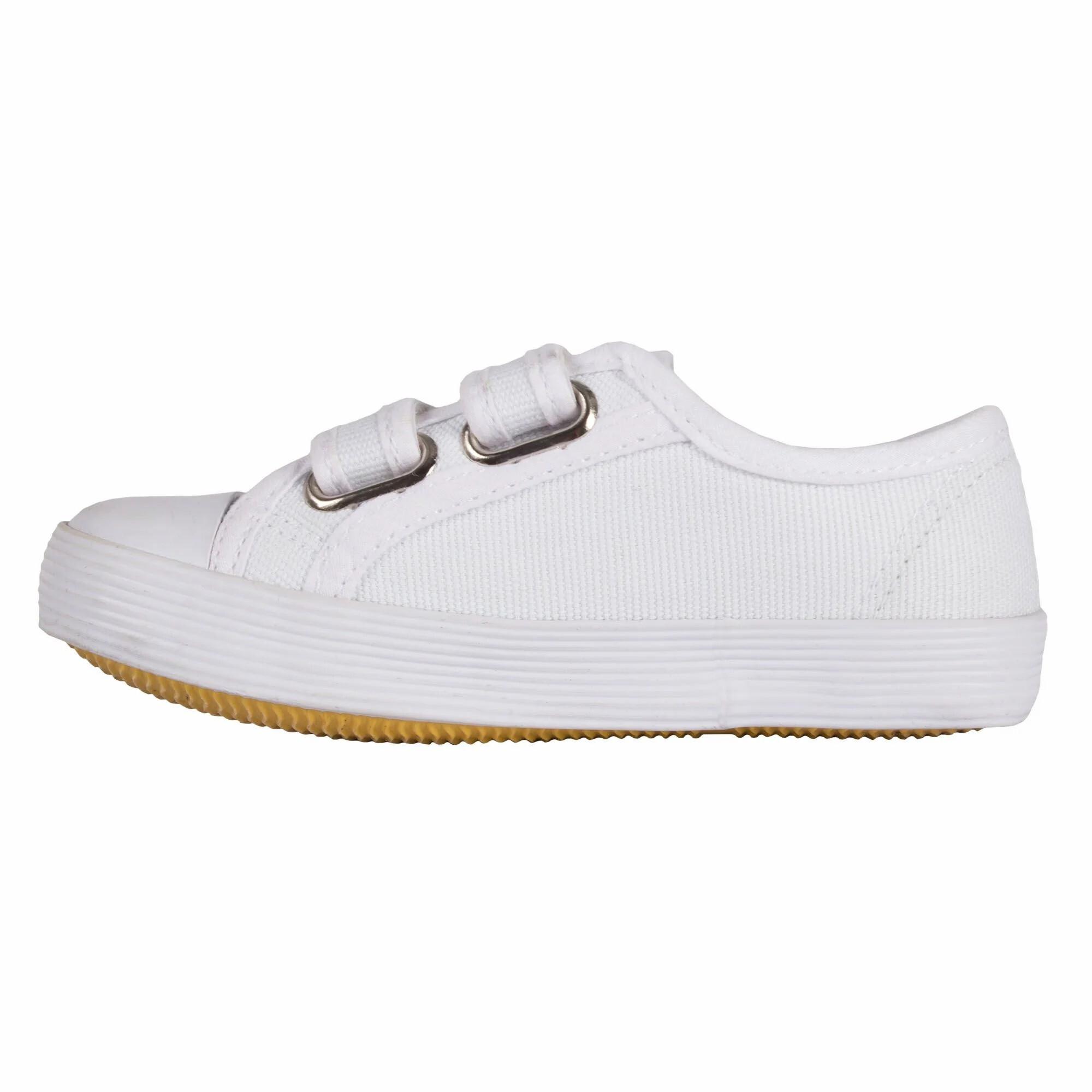 Stannol  chaussures indoor en toile enfant scratch 