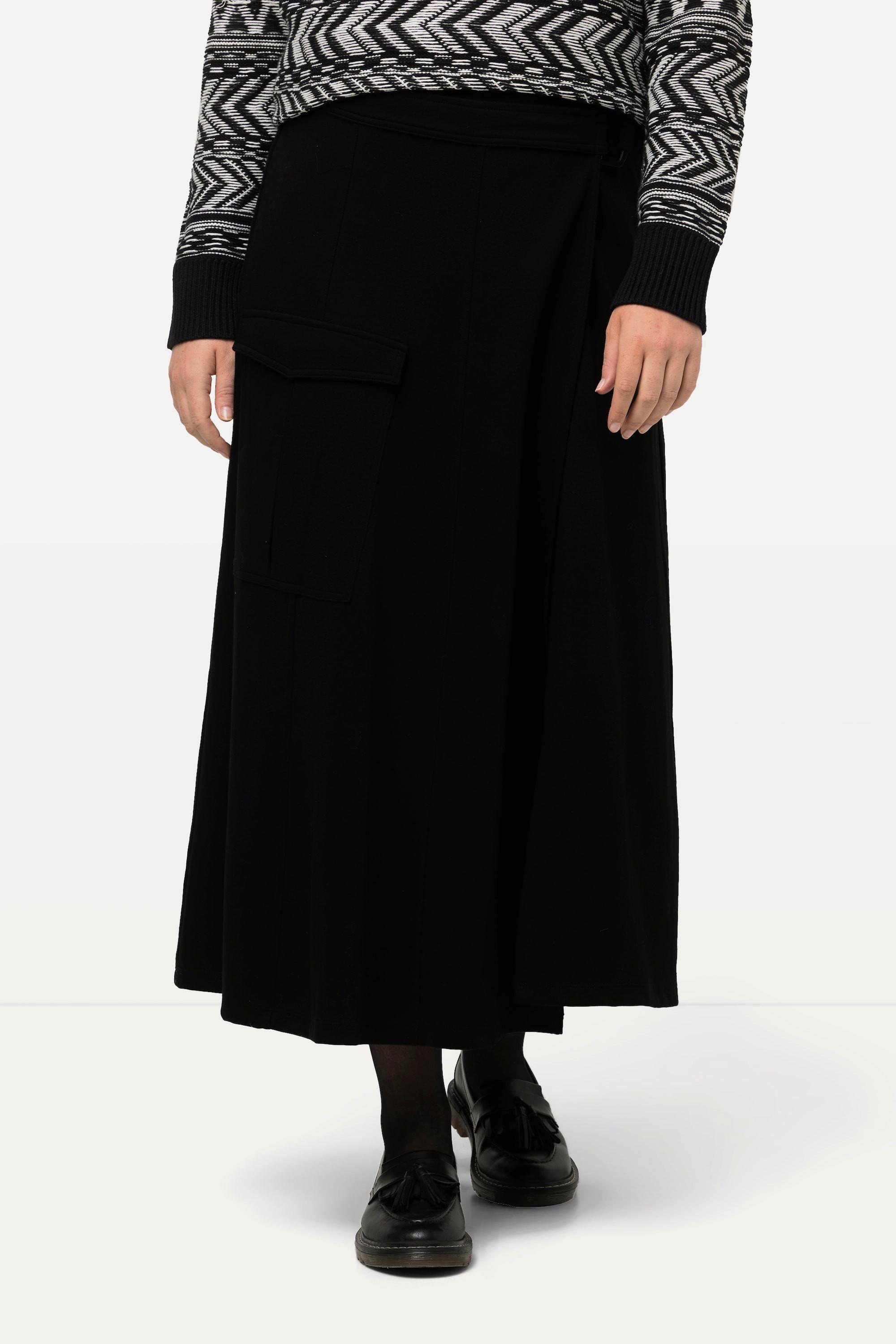 Ulla Popken Gonna a Portafoglio Punto di Roma Stile Utility  