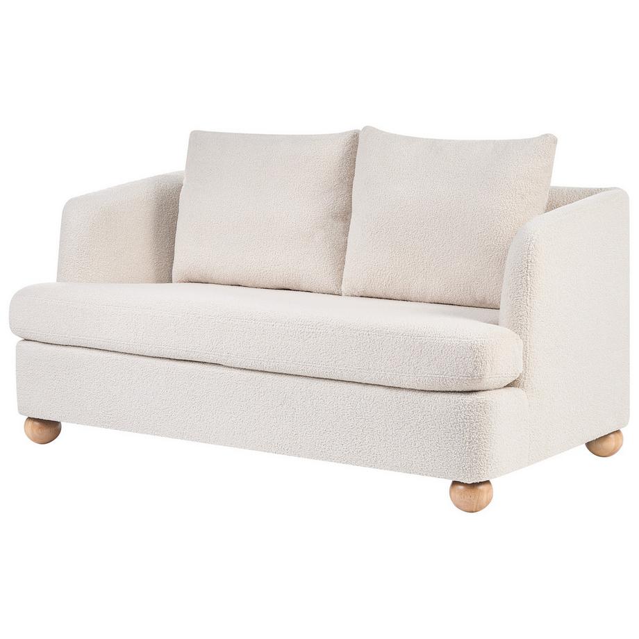 Beliani Canapé 2 places en Bouclé Scandinave RATTVIK  