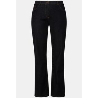 Ulla Popken Mandy Straight Leg 5-Pocket Stretch Jeans  