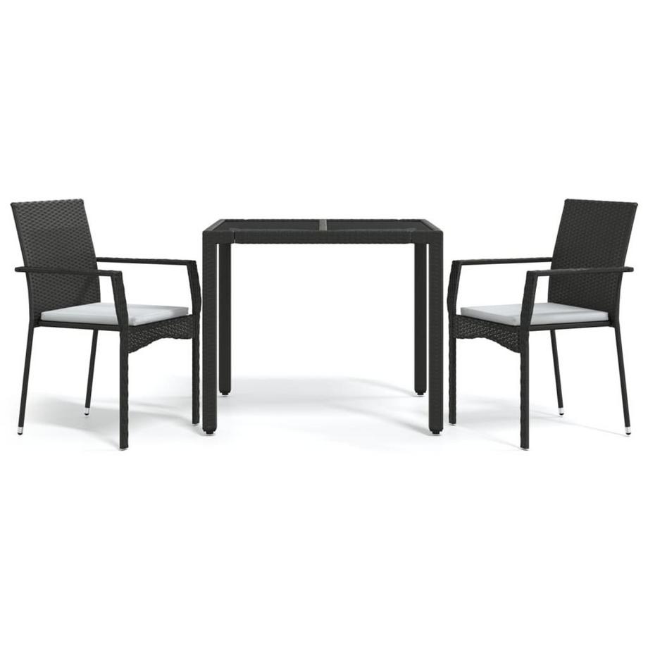 set da pranzo da giardino Polirattan