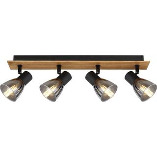 mutoni Strahler Claude Holz dunkel 4xE14  