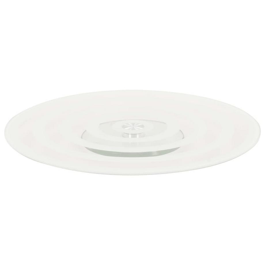 VidaXL  Servierplatten 2 stk. drehbar hartglas glas 