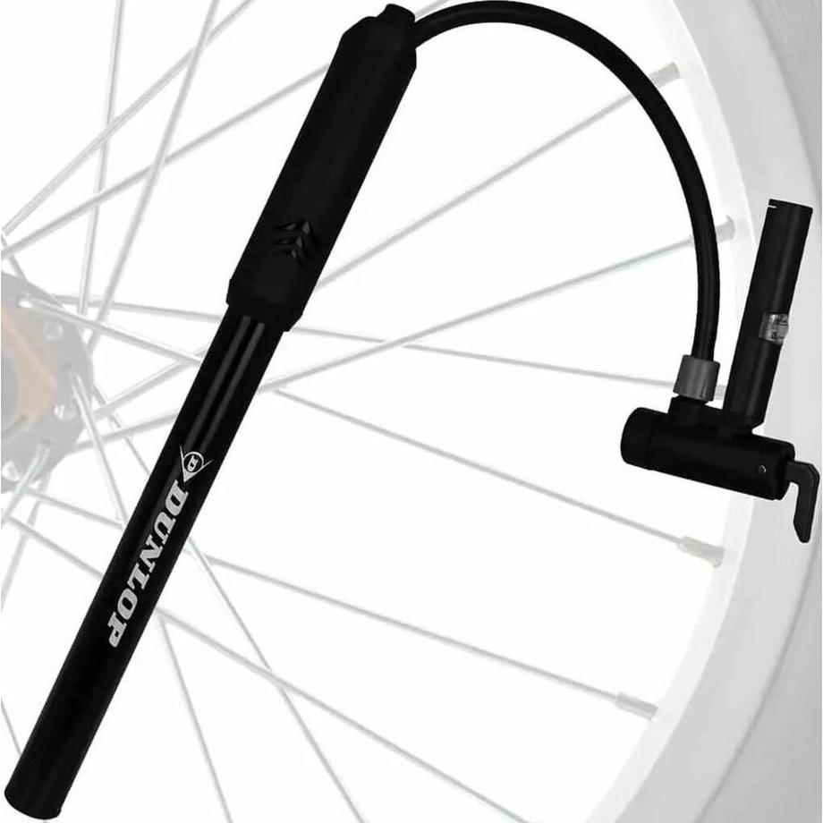 Dunlop  Fahrradpumpe mit Druckanzeige 
