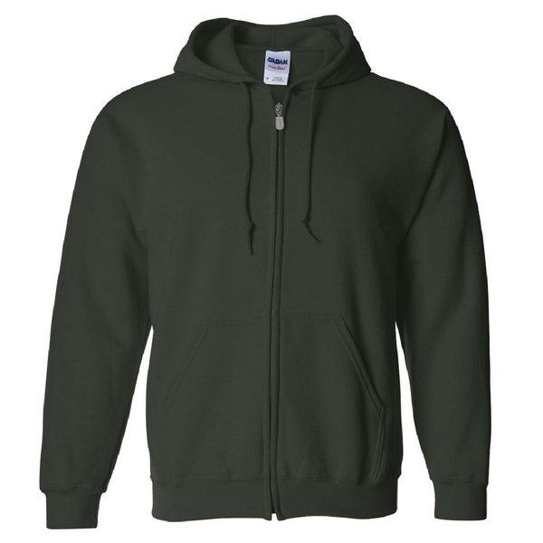 Gildan  Sweat-shirt à capuche avec fermeture éclair complète 