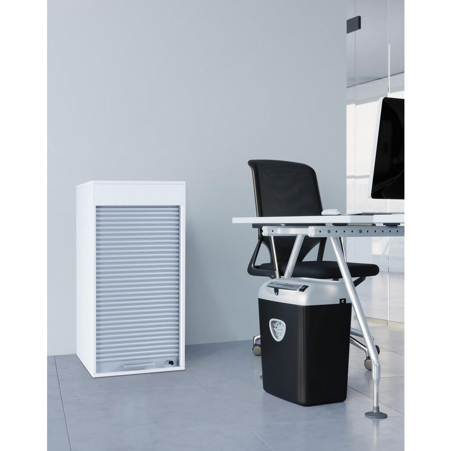 VCM Armoire de bureau en bois Armoire à rideaux Armoire à rideaux Classeur Aktos L  