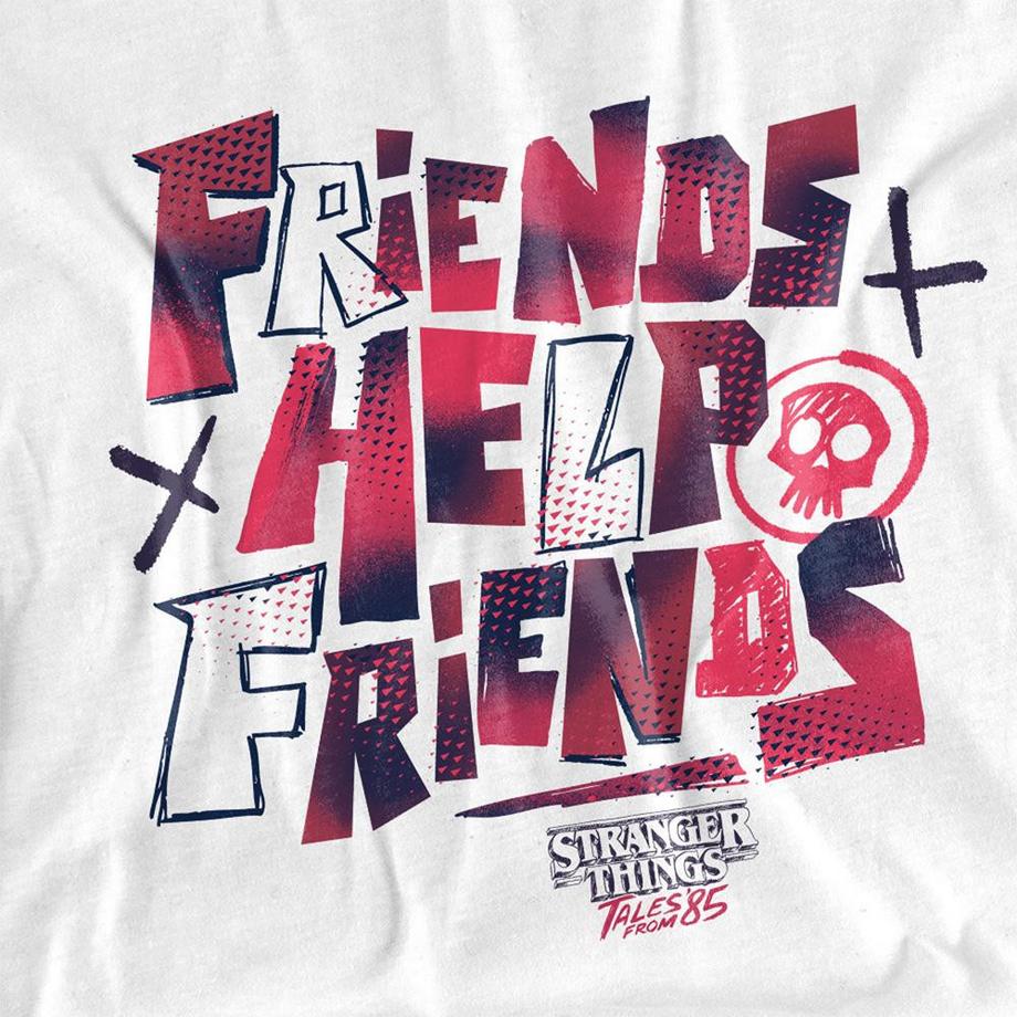 Stranger Things Friends Help T-Shirt  