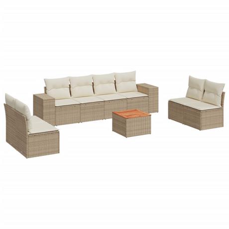 VidaXL Garten sofagarnitur poly-rattan  