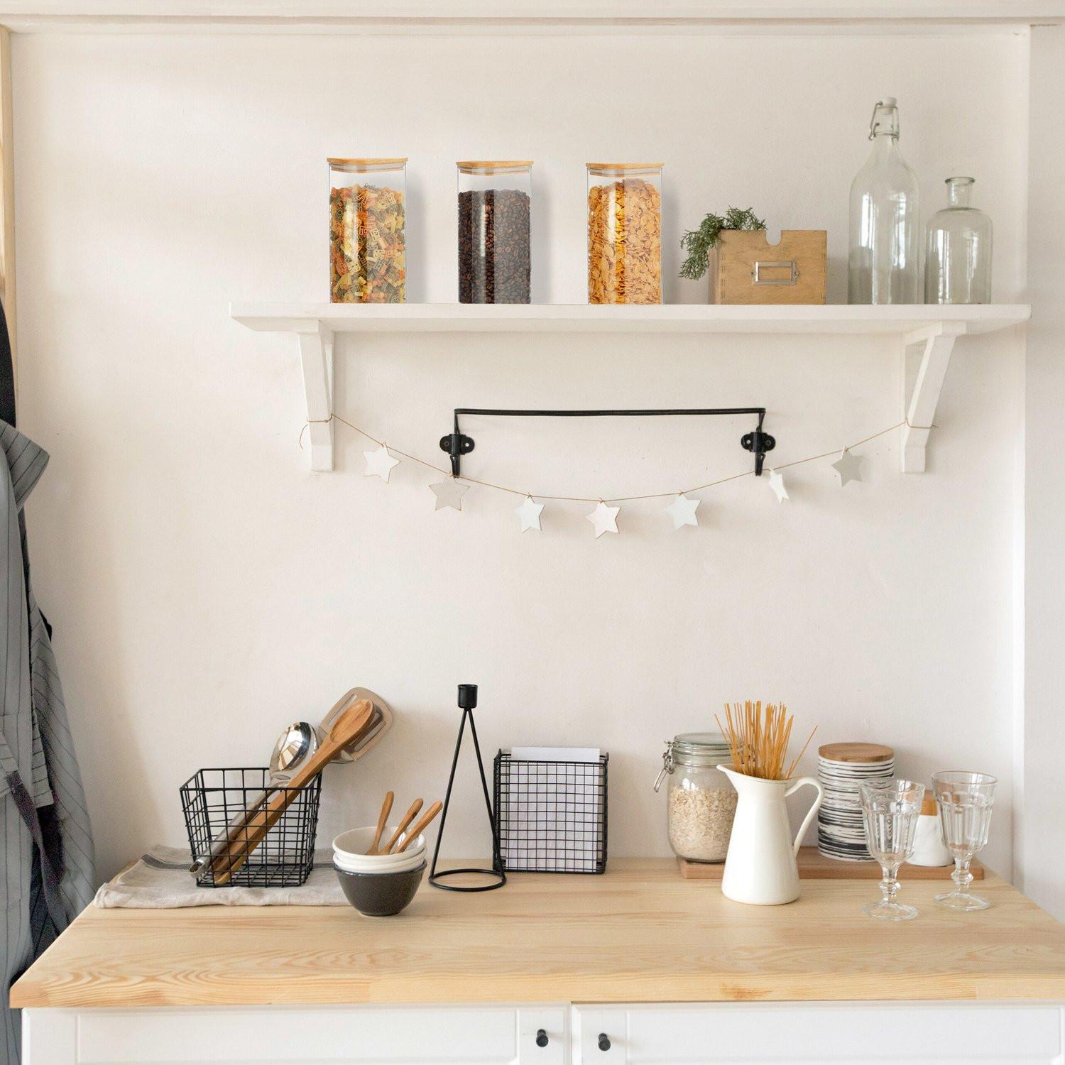 Northix 3er-Set Vorratsgläser mit Deckel  