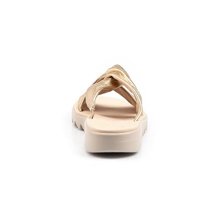 Paul Green 7774 Sandali Metallici con Fasce Incrociate  