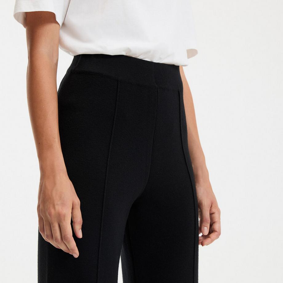 La Redoute Collections Pantalon large taille haute  