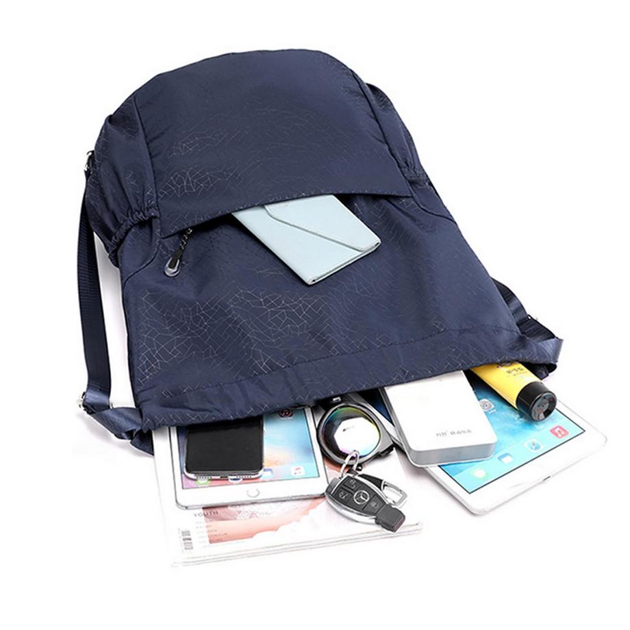 Only-bags.store  Sport Turnbeutel, wasserdichte Tasche Unisex Rucksack Daypack Gym Bag, Sporttasche Tasche für Schulsport, Reisen und Outdoor 