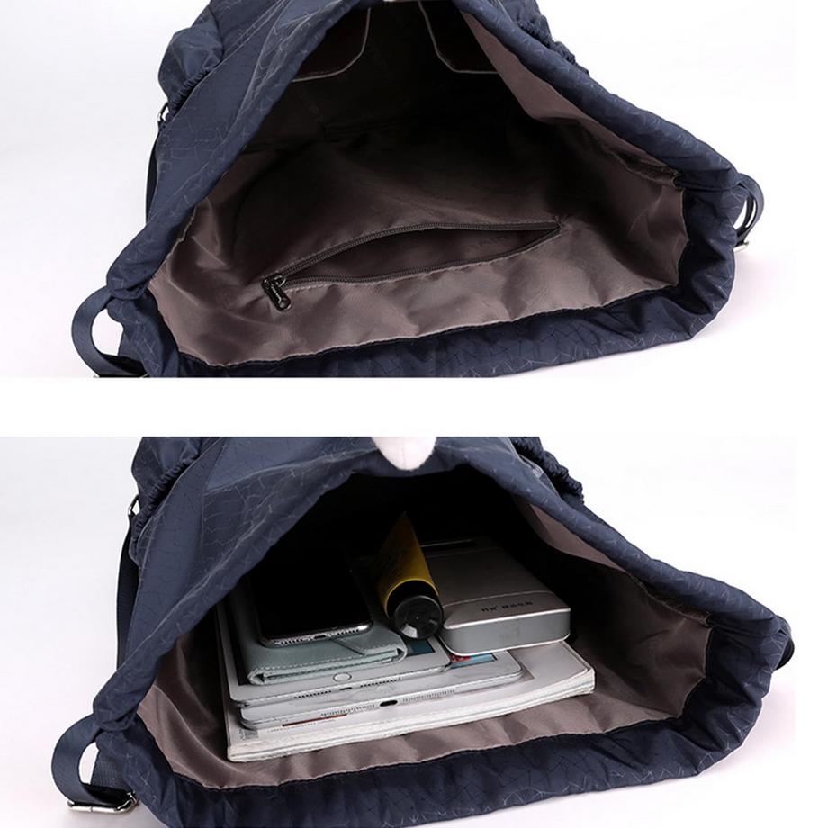 Only-bags.store  Sport Turnbeutel, wasserdichte Tasche Unisex Rucksack Daypack Gym Bag, Sporttasche Tasche für Schulsport, Reisen und Outdoor 