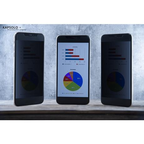 KAPSOLO  Écran de confidentialité adhésif à 2 angles pour iPhone XS 