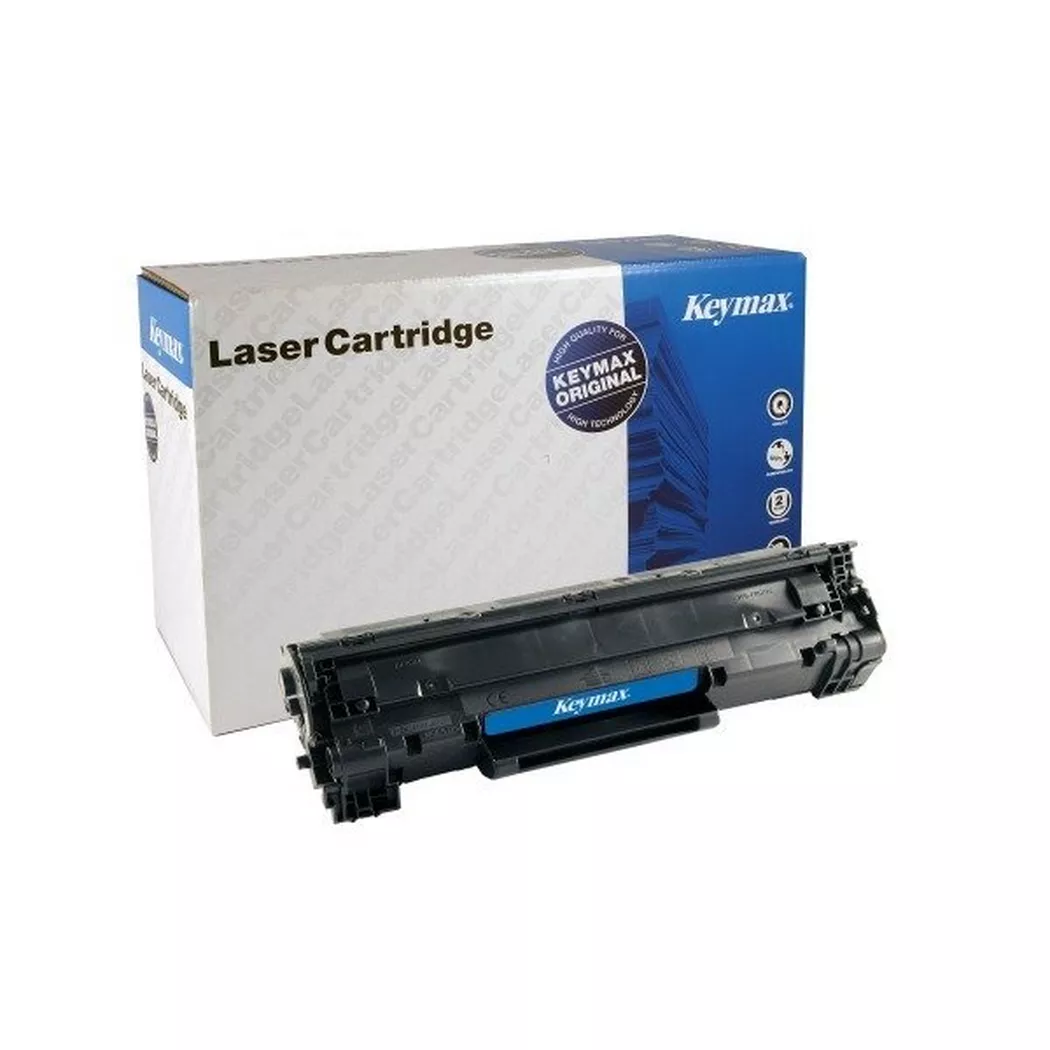 Keymax – RMC-Toner-Modul schwarz CE278AKEY zu HP LJ Pro P1566 2100 S., One Size