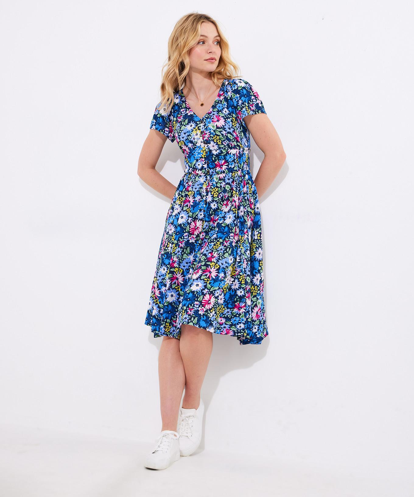 Joe Browns  Florales Kleid mit geraffter Taille 