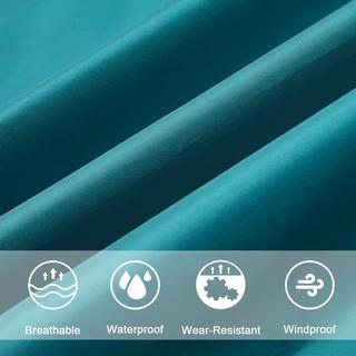 Alopini Mantella antipioggia con cappuccio e cerniera riutilizzabile  