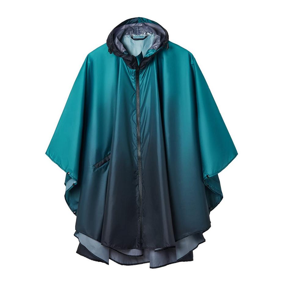 Regencape mit Kapuze Reißverschluss, wiederverwendbare Regenmantel, regen Poncho Fahrrad Wandern