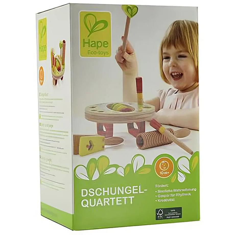 Hape  ECO-toys Dschungel Quartett 