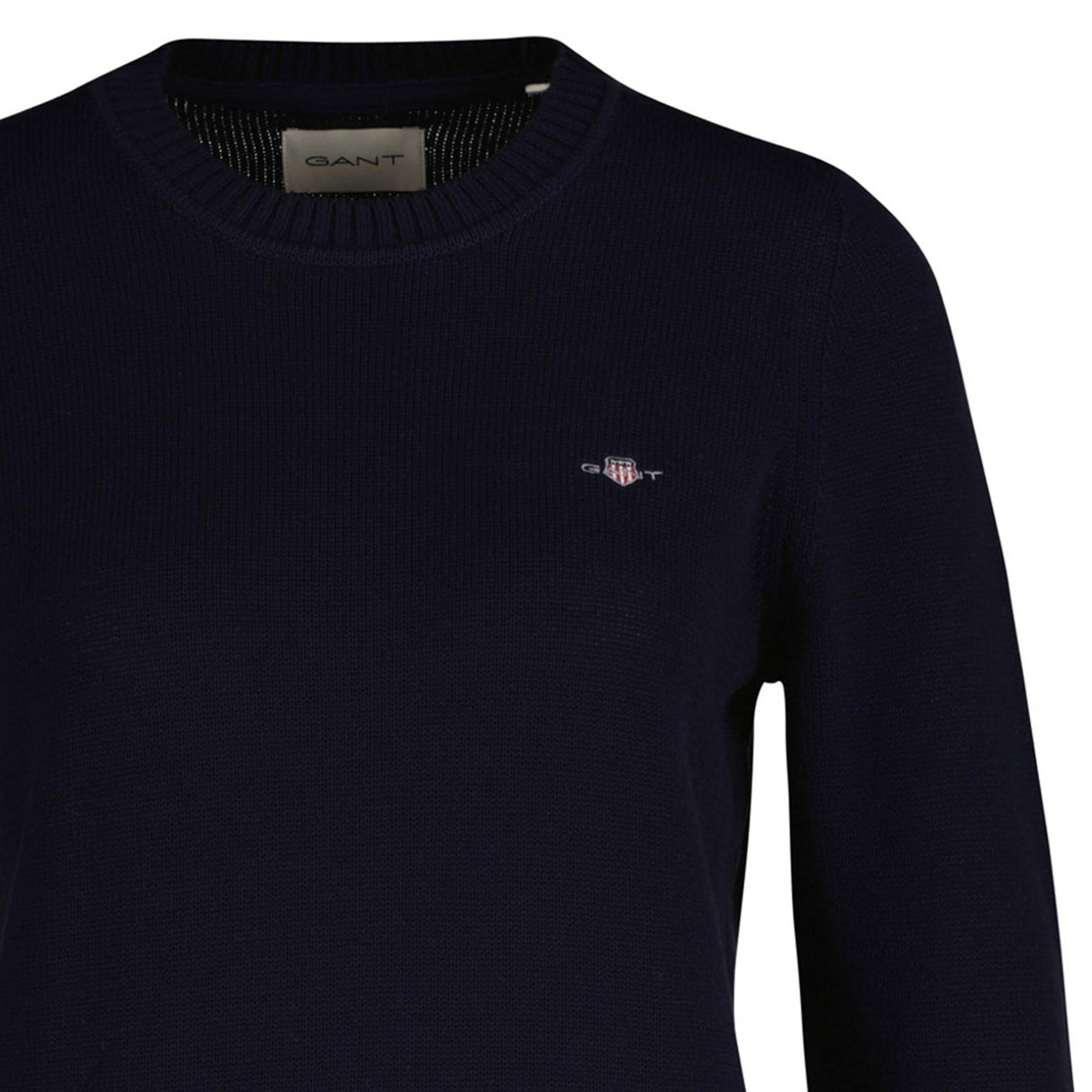 GANT Classic Cotton C-Neck Pull en tricot  
