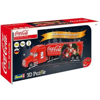 Revell Puzzle Adventskalender 3D Puzzle Coca Cola Truck  