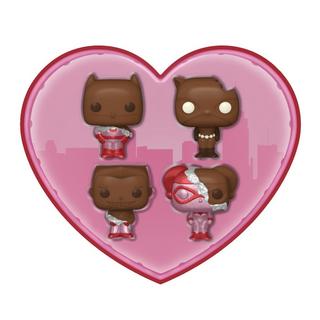 Funko  Funko POP! DC Comics: Valentines 2024 Choc Box Pocket 4PK 