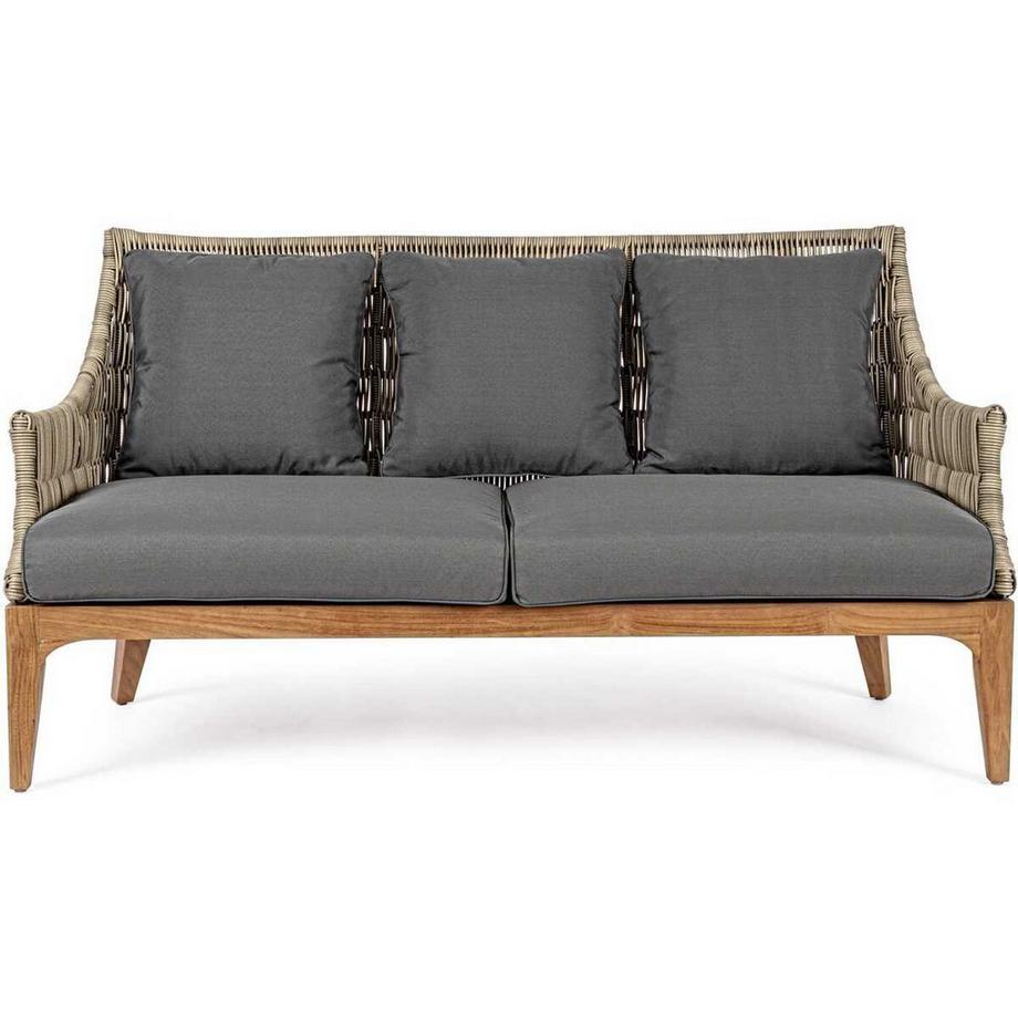 mutoni Divano da giardino Keilani con cuscini  