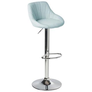 Beliani Lot de 2 tabourets de bar en Tissu Traditionnel LUCCA  