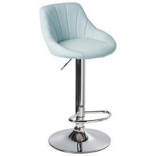 Beliani Lot de 2 tabourets de bar en Tissu Traditionnel LUCCA  