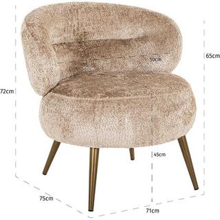 mutoni Fauteuil Sabor sheep nature  