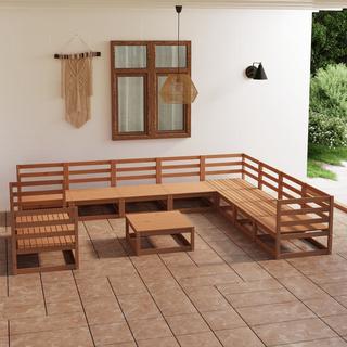 VidaXL set salotto da giardino Legno di pino  