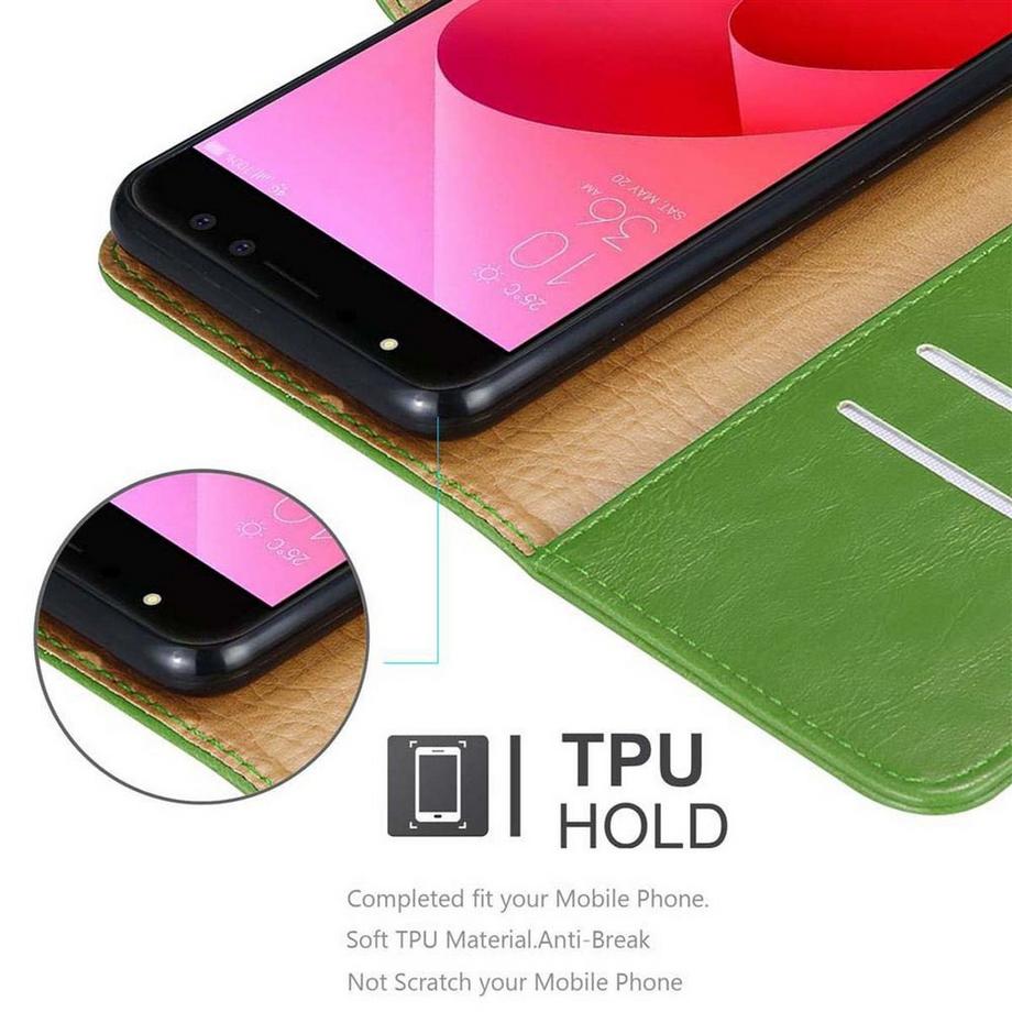 Cadorabo  Hülle für Asus ZenFone 4 Selfie PRO Magnetverschluss, Kartenfach 