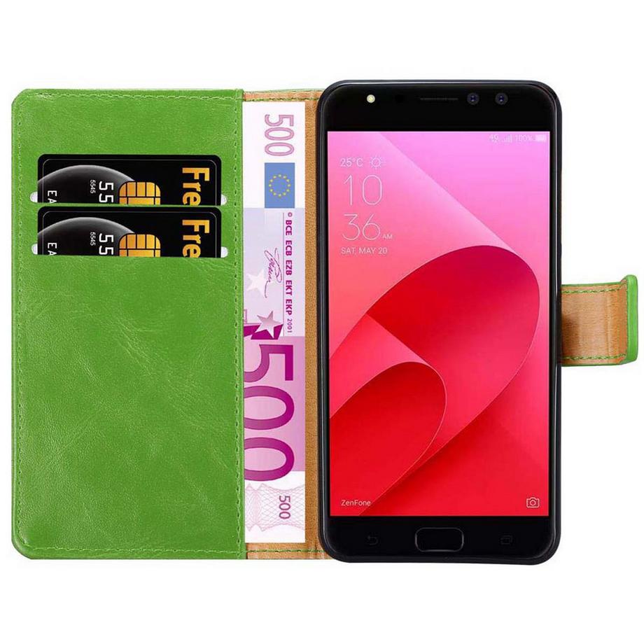 Cadorabo  Hülle für Asus ZenFone 4 Selfie PRO Magnetverschluss, Kartenfach 