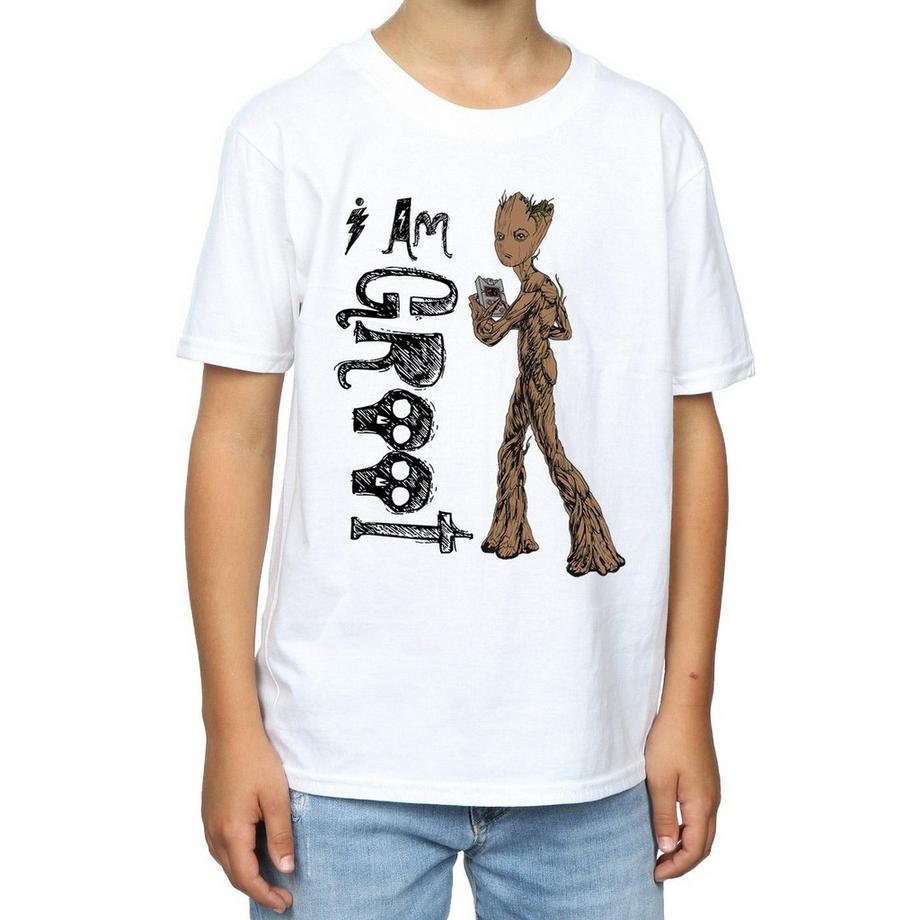 MARVEL  Avengers Infinity War I Am Teenage Groot TShirt 