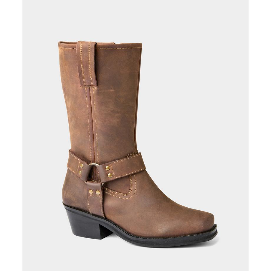 Joe Browns  Hellbraune Lederreitstiefel 