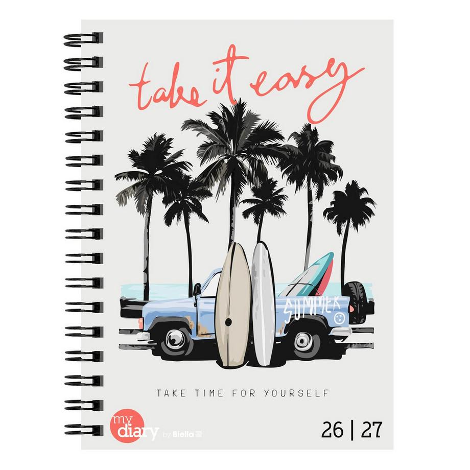 Biella Schüleragenda mydiary Wire-O 3½ Tage pro Seite, Easy  