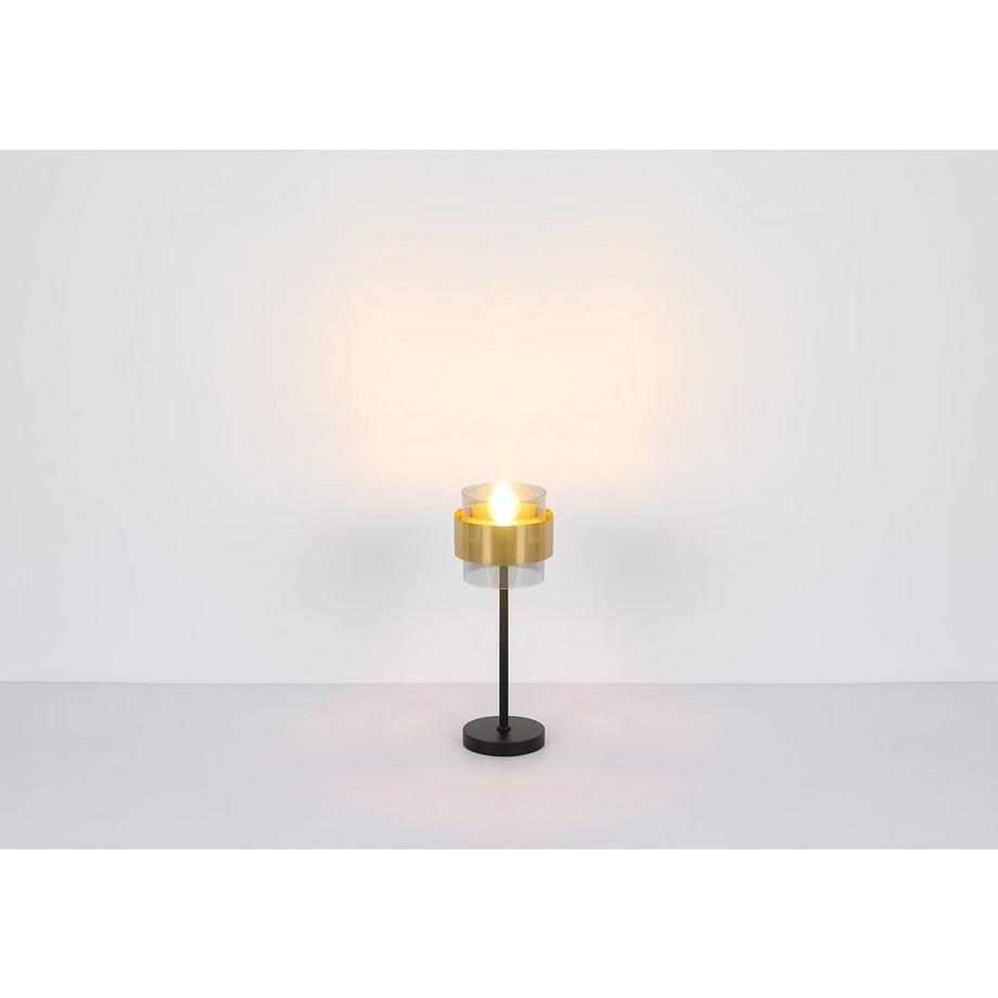 mutoni Lampada da parete Milley metallo nero opaco 1xE27  