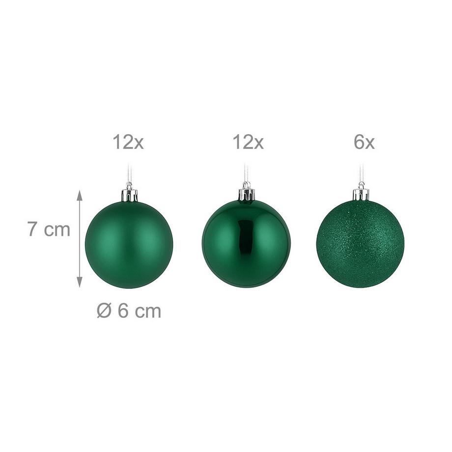 Northix Ensemble de boules de Noël  