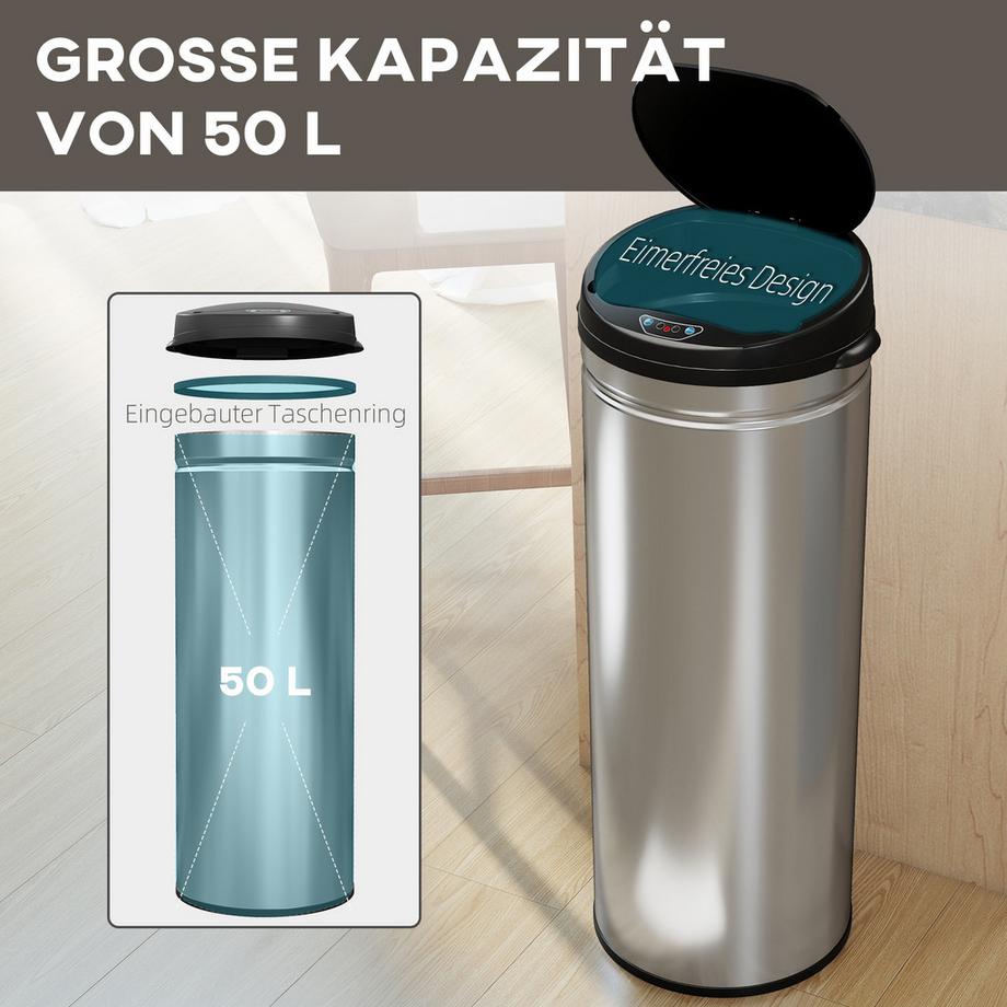 HOMCOM Sensor-Mülleimer  