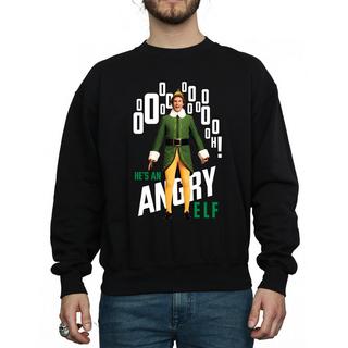 Elf Angry Grafikdruck Sweatshirt  