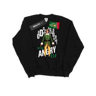 Elf Angry Grafikdruck Sweatshirt  