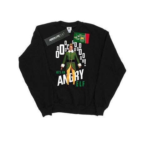 Elf Angry Grafikdruck Sweatshirt  