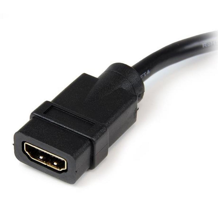 STARTECH.COM  StarTech.com HDMI-auf-DVI-D Videoadapterkabel 20cm - HDMI-Buchse auf DVI-Stecker 